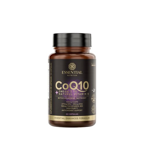 Coenzima Q10 + Omega 3 Tg + Vitamina e 60cps Essential