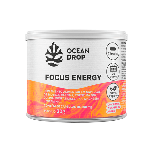 Focus Energy 60cps 500mg Ocean Drop