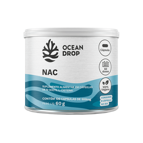 Nac 60cps 650mg Ocean Drop