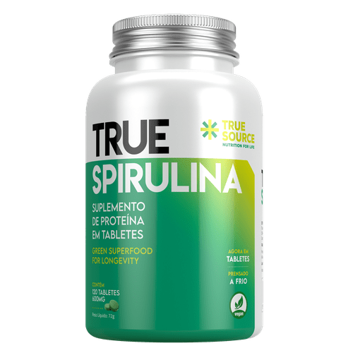 Spirulina 120 Tabletes 600mg True Source