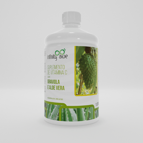Suco de Babosa Sabor Graviola 1l Infinity Aloe