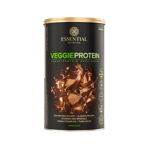 Veggie Protein Cacau 455g Essential