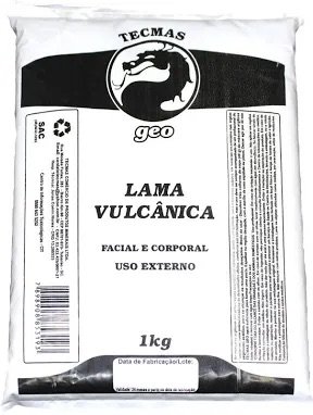 Argila Preta (lama Vulcânica) Facial e Corporal 1kg Tecmas Geo