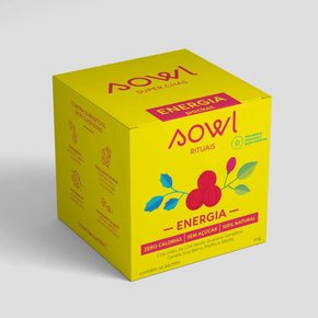 Chá Energia Termogênico e Antioxidante 10 Sachês 20g Sowl