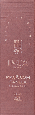Incenso de Maça com Canela 4 Varetas Inca