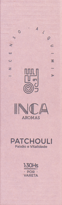 Incenso de Patchouli 4 Varetas Inca