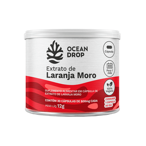 Laranja Moro Extrato 30cps 500mg Ocean Drop