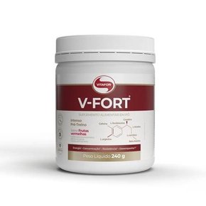 Pré Treino V-fort Sabor Frutas Vermelhas 240g Vitafor