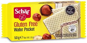 Wafer com Creme de Avelã Pocket Schar 50g